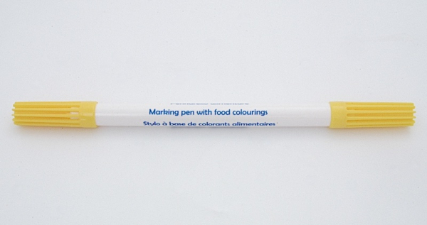Yellow food color pen water soluble at sweetART